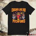 Cougars Love Our Pitchforks Arizona State Sun Devils Vs BYU Cougars t-shirt