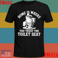 Cowboy Frog Toilet Home Is Where You Trust The Toilet Seat Shirts