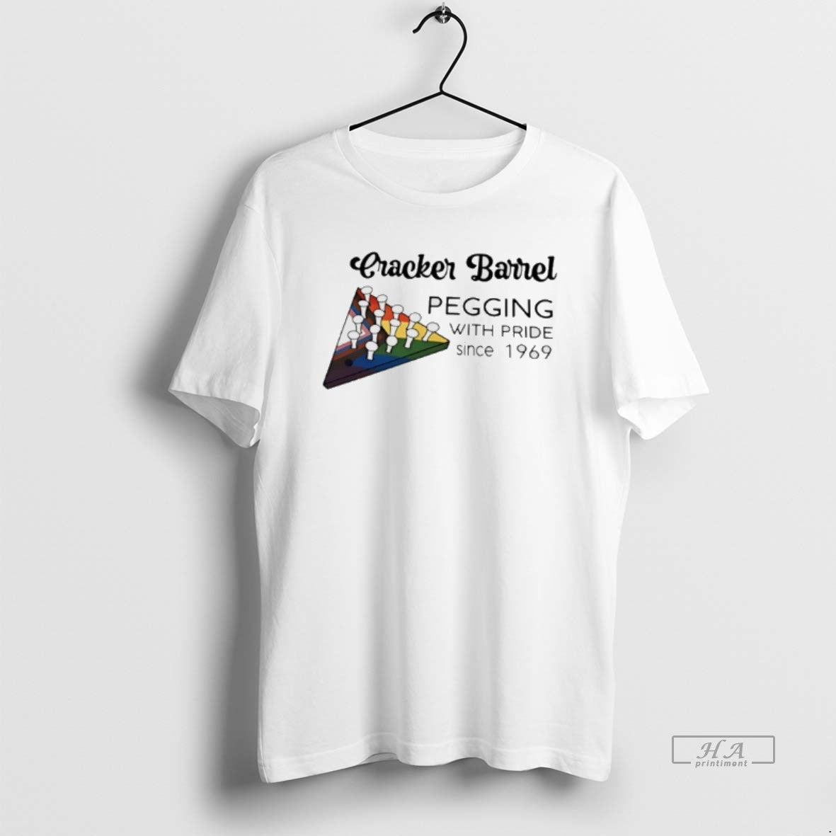 Official Cracker Barrel Pegging With Pride Since 1969 Lgbtq T-Shirts, Hoodie, Sweatshirt | CiraTrend.com