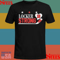 Craig Laughlin Locker Strong 18 Heart Hockey Shirts