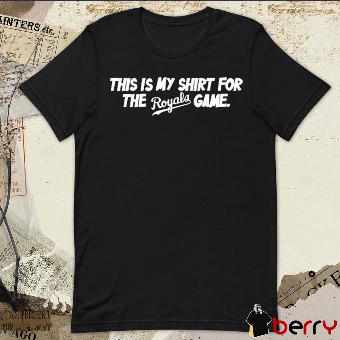Creed Humphrey This Is My Shirt For The Royals Game Kansas City Royals MLB Baseball t-shirt