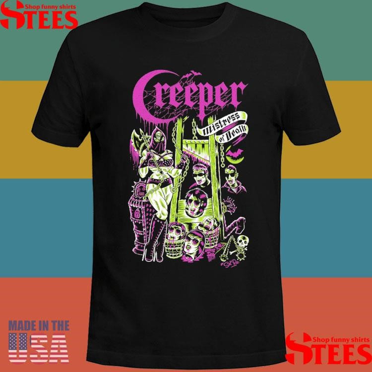 Creeper Mistress Of Death Sol Rac T-shirts