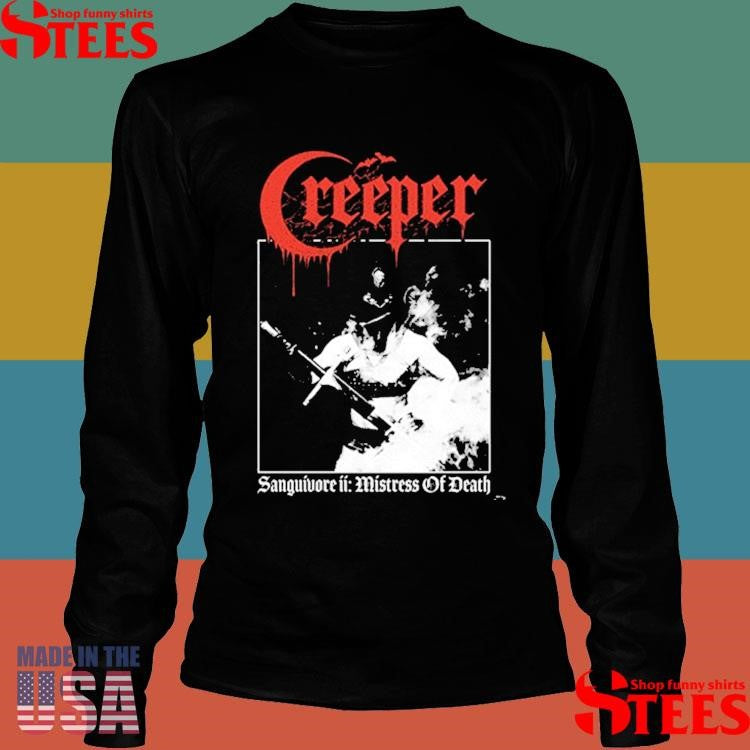 Creeper Sanguivore Mistress Of Death T-shirts