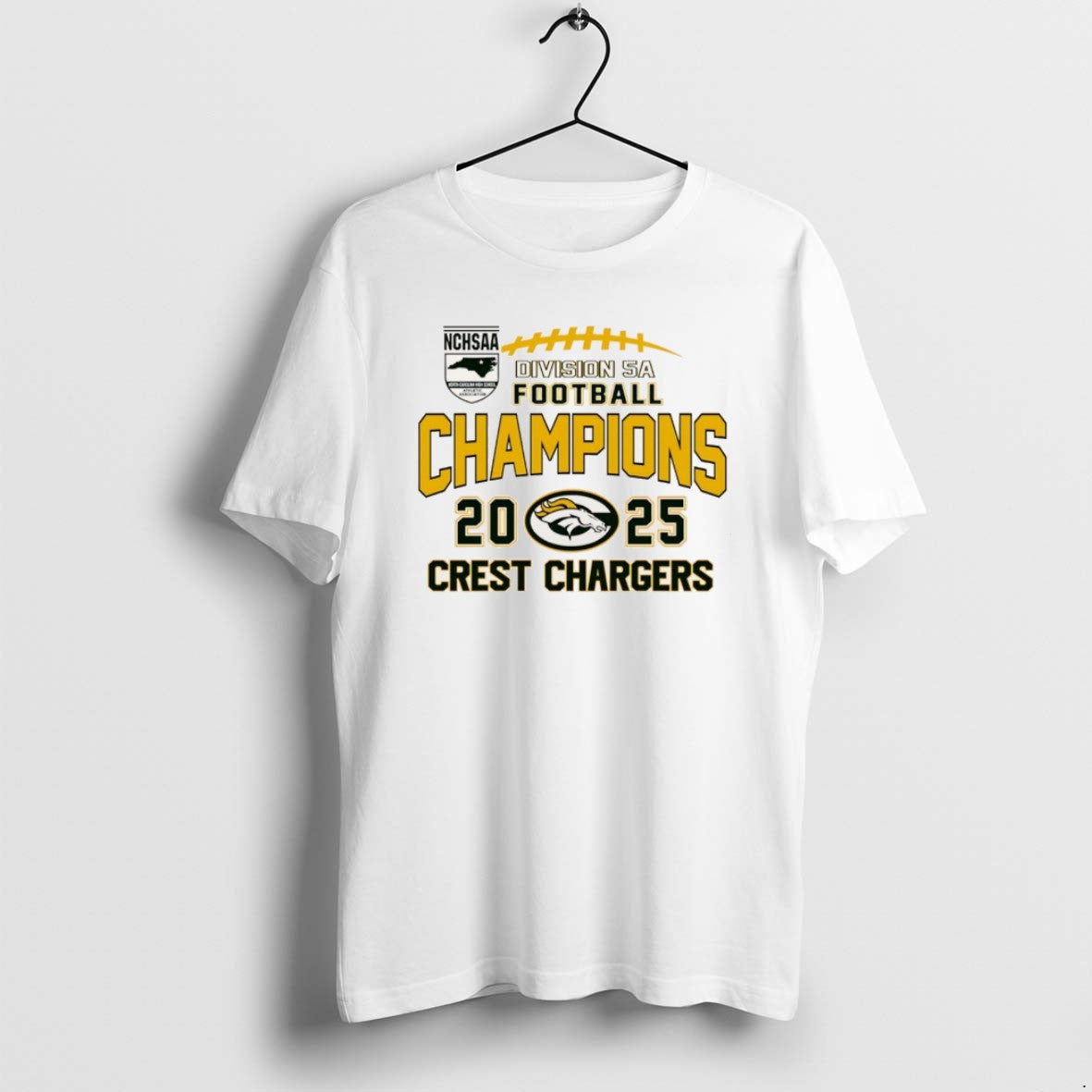 Official Crest Chargers 2025 Nchsaa Division 5a Football Champions Christmas T-Shirts, Hoodie, Sweatshirt | CiraTrend.com