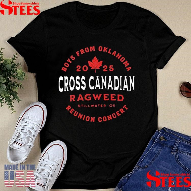 Cross Canadian Ragweed Boys From Oklahoma Reunion Concert 2025 Shirts