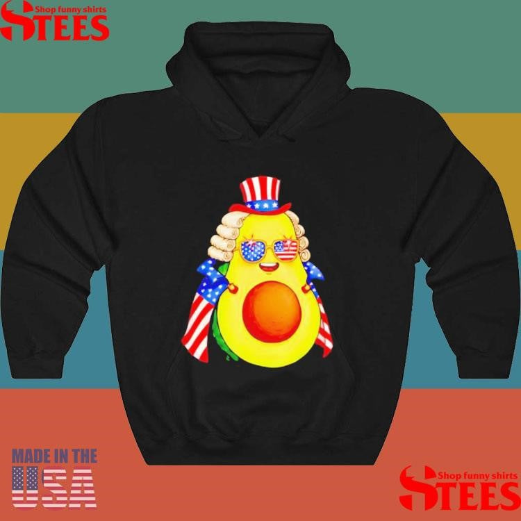 Cute Avocado American Flag Cape 4th Of July America Usa Shirts