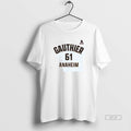 Official Cutter Gauthier Name And Number Anaheim Ducks T-Shirts, Hoodie, Sweatshirt | CiraTrend.com