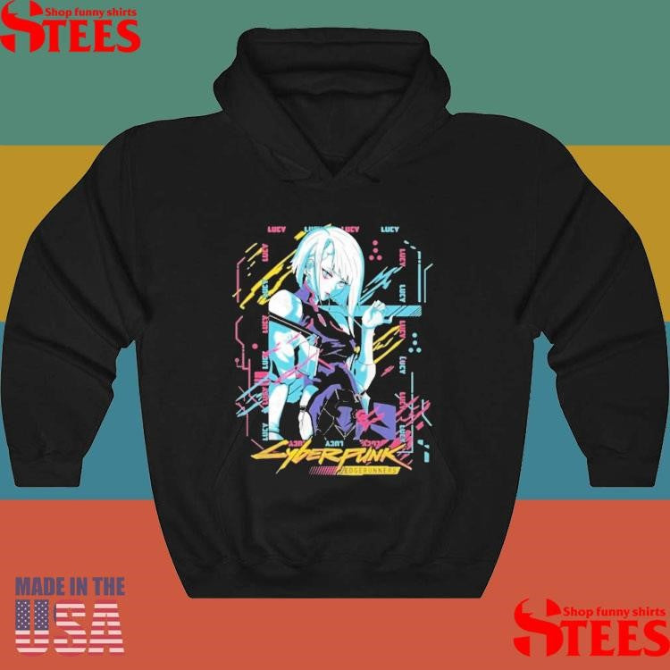 Cyberpunk Edgerunners Anime Lucy Rebecca David T-shirt