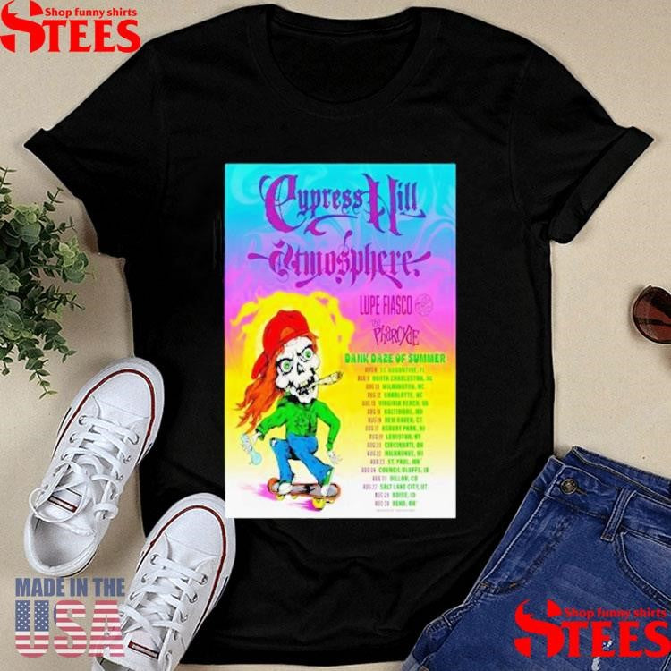 Cypress Hill Dank Daze Of Summer 2025 Poster Shirts