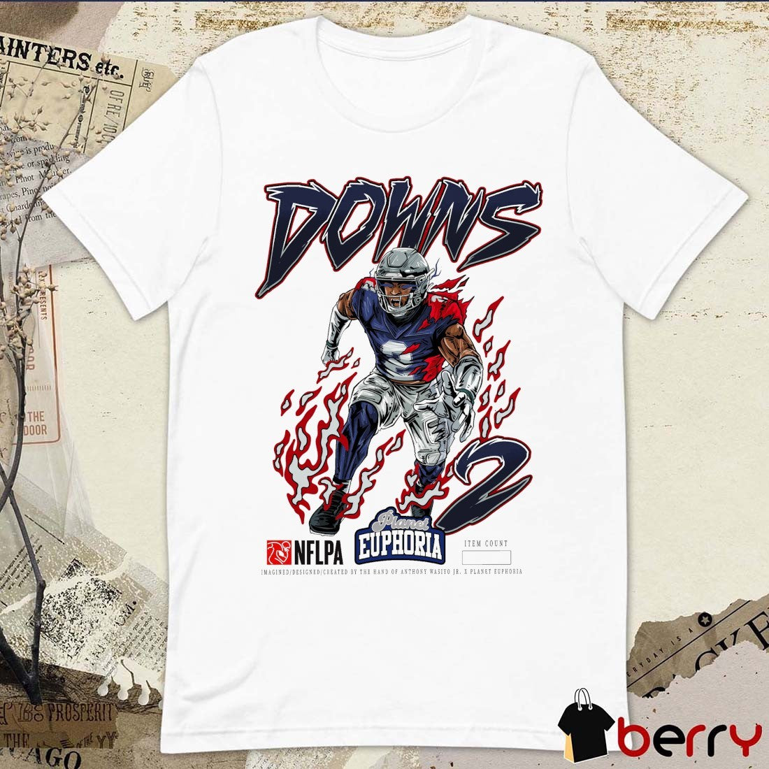 Dallas Cowboys NFL Caleb Downs Planet Euphoria Artwork 2026 t-shirt