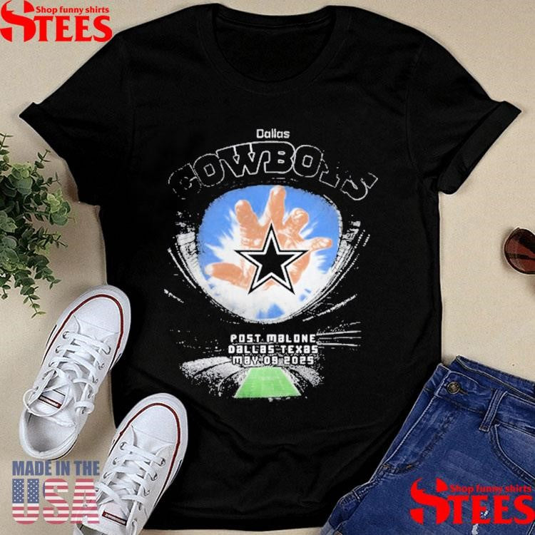 Dallas Cowboys Post Malone Dallas Texas May 09 2025 Shirts