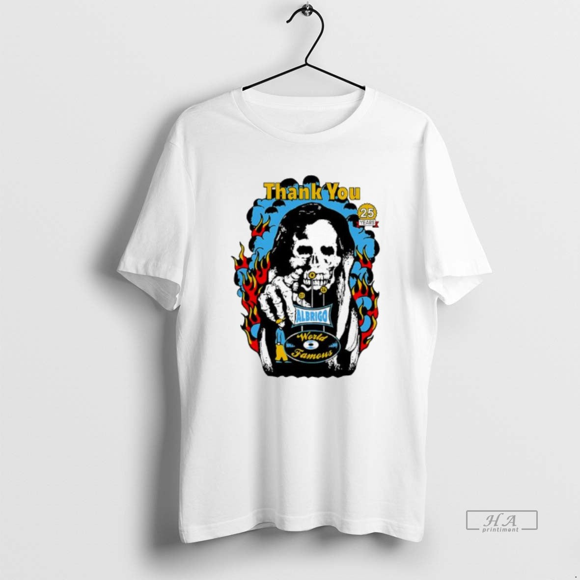 Official Daniel Albrigo World Famous Celebrating 25 Years Thank You T-Shirts, Hoodie, Sweatshirt | CiraTrend.com