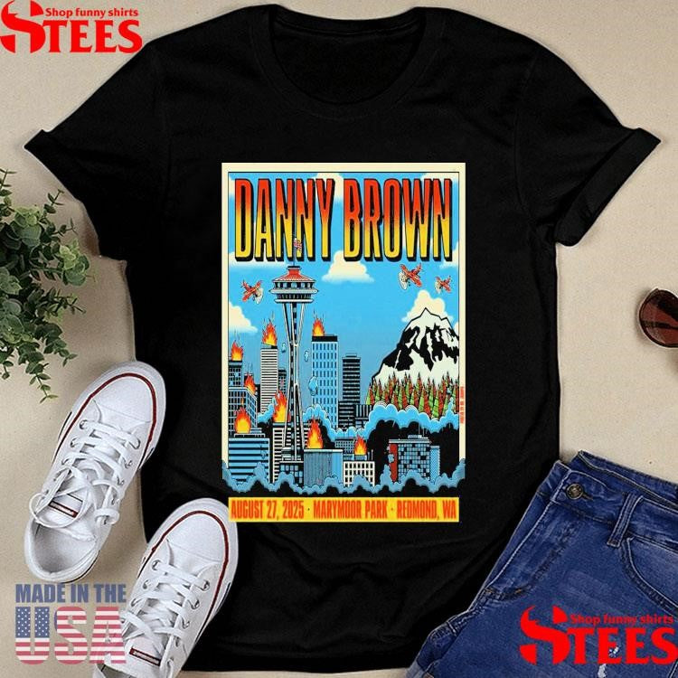Danny Brown August 27 2025 Marymoor Park Redmond, Wa T-shirts