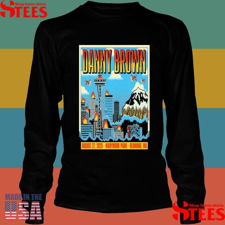 Danny Brown August 27 2025 Marymoor Park Redmond, Wa T-shirts