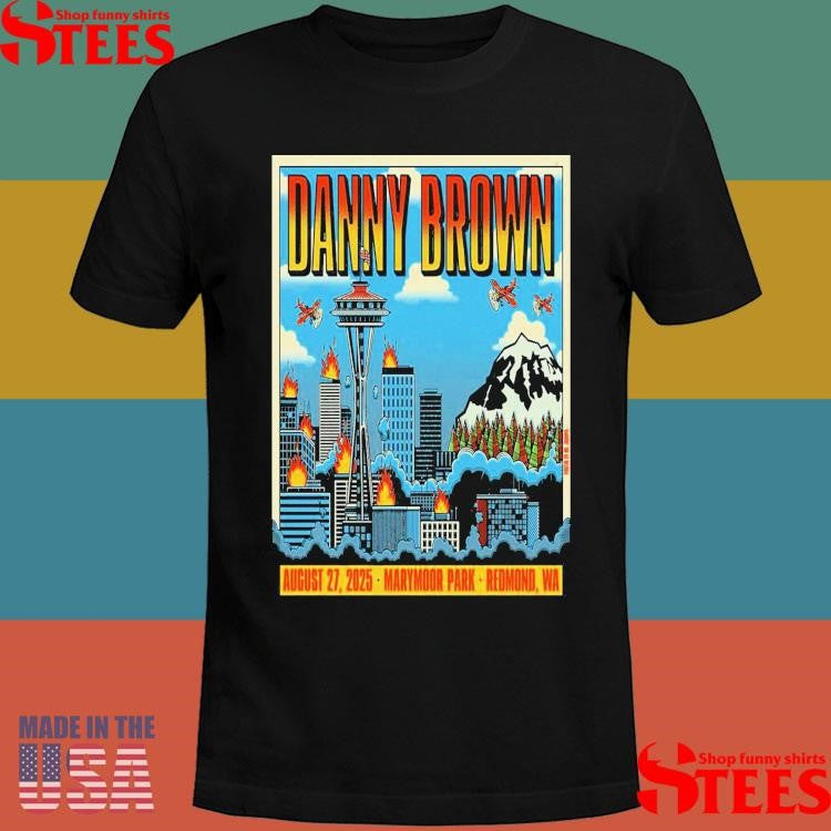Danny Brown August 27 2025 Marymoor Park Redmond, Wa T-shirts