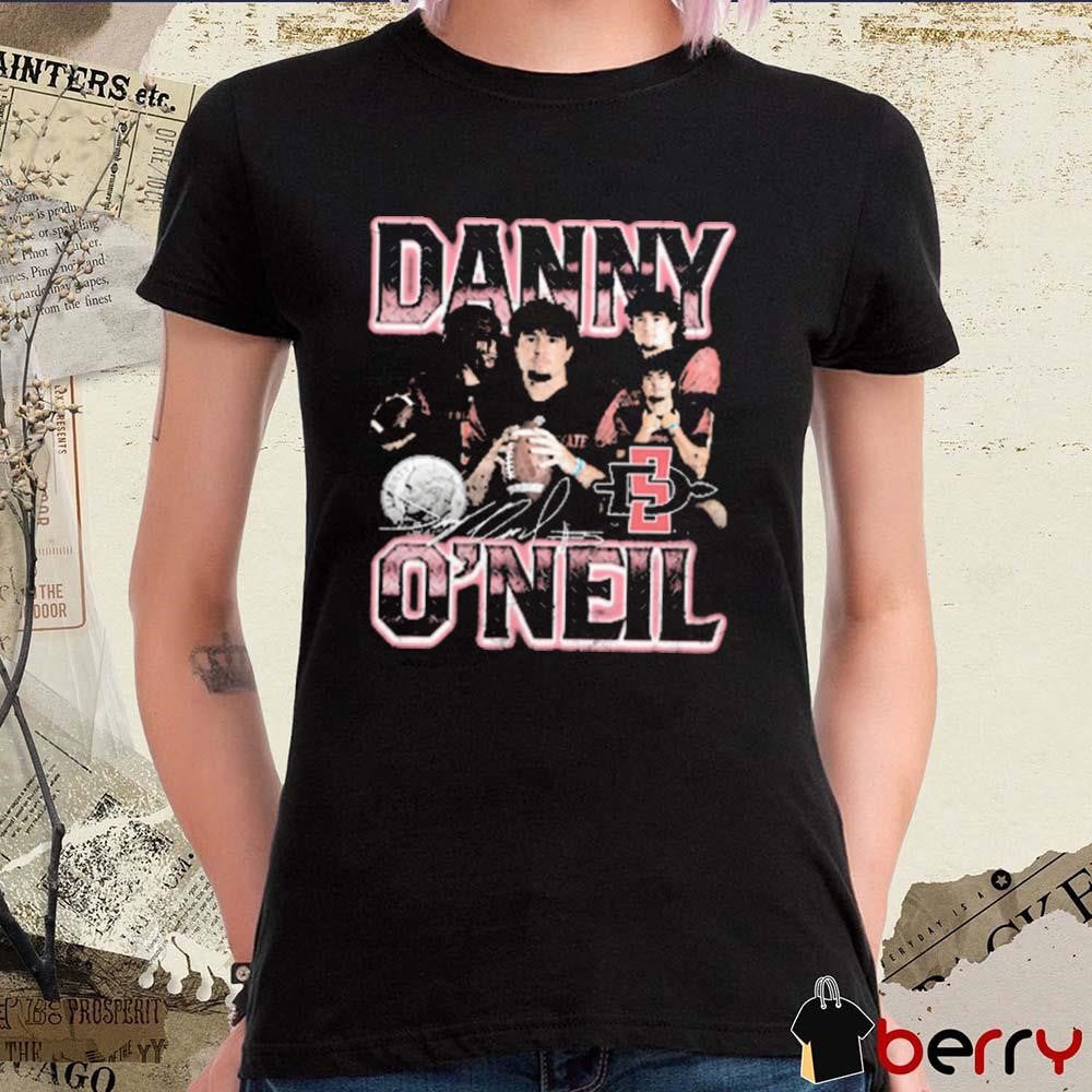 Danny O’Neil San Diego State Aztecs football 90s Graphic Signature t-shirt
