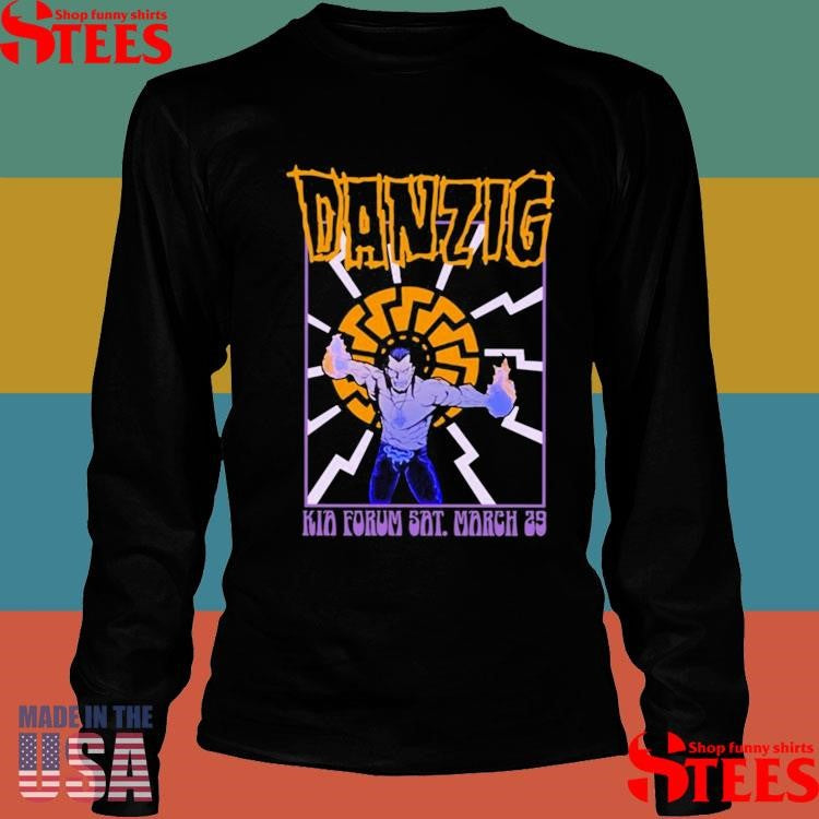 Danzig Mar 29 2025 Kia Forum, Inglewood, Ca Event Shirts