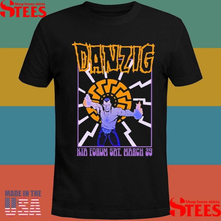 Danzig Mar 29 2025 Kia Forum, Inglewood, Ca Event Shirts