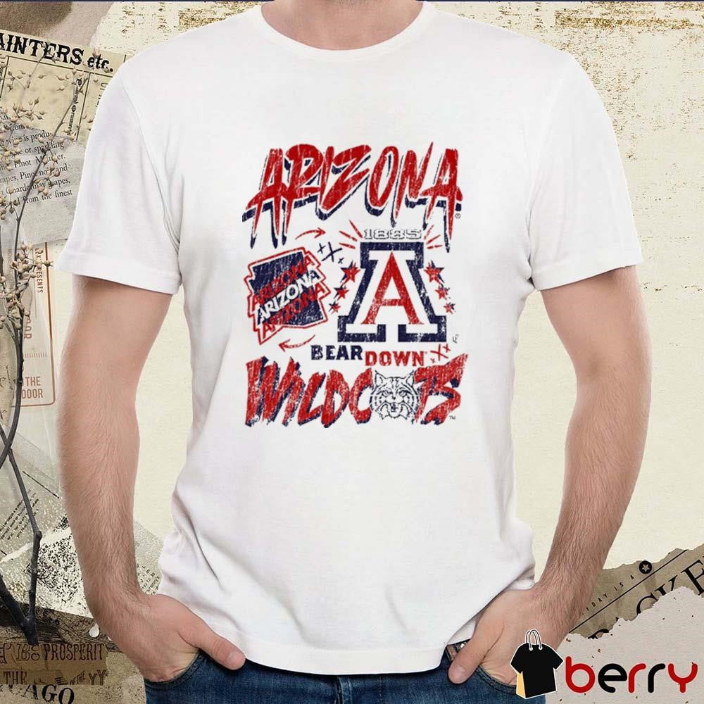 Dark Horse X Arizona Arizona Wildcats Bear Down 1885 Vintage t-shirt
