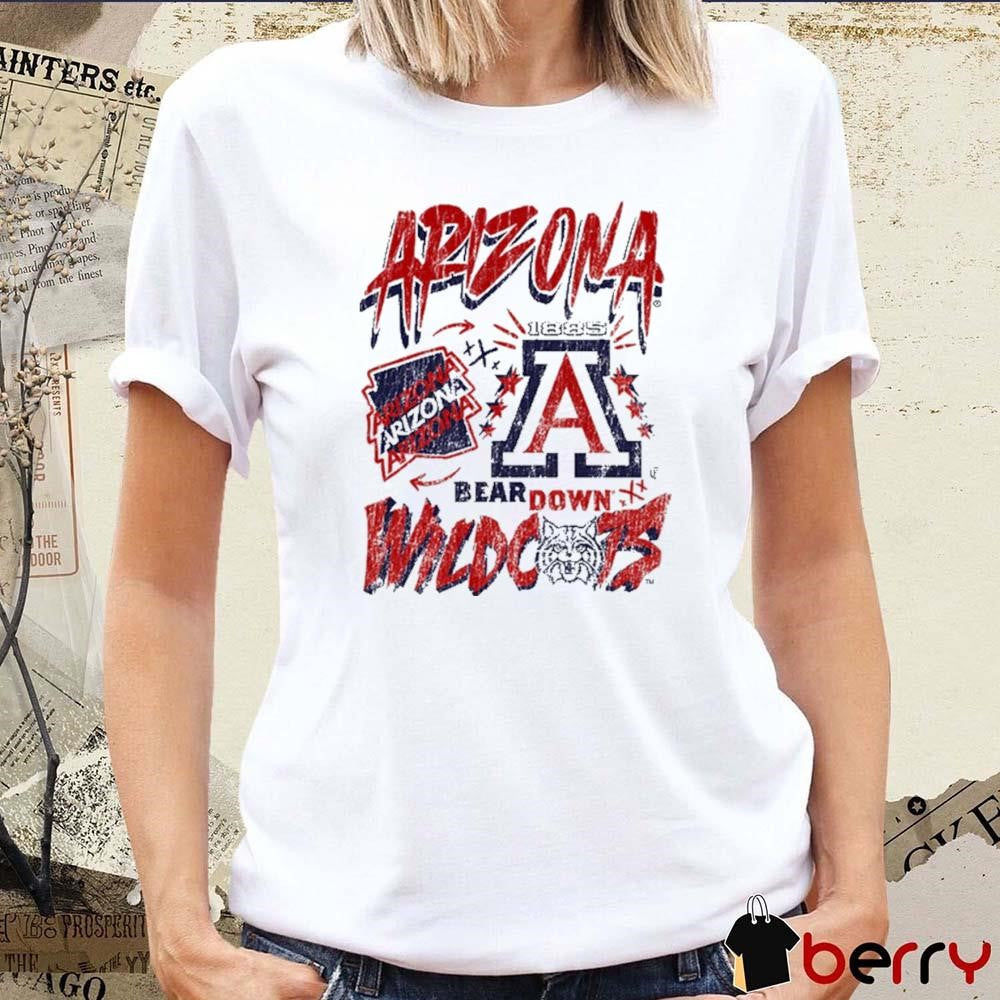 Dark Horse X Arizona Arizona Wildcats Bear Down 1885 Vintage t-shirt