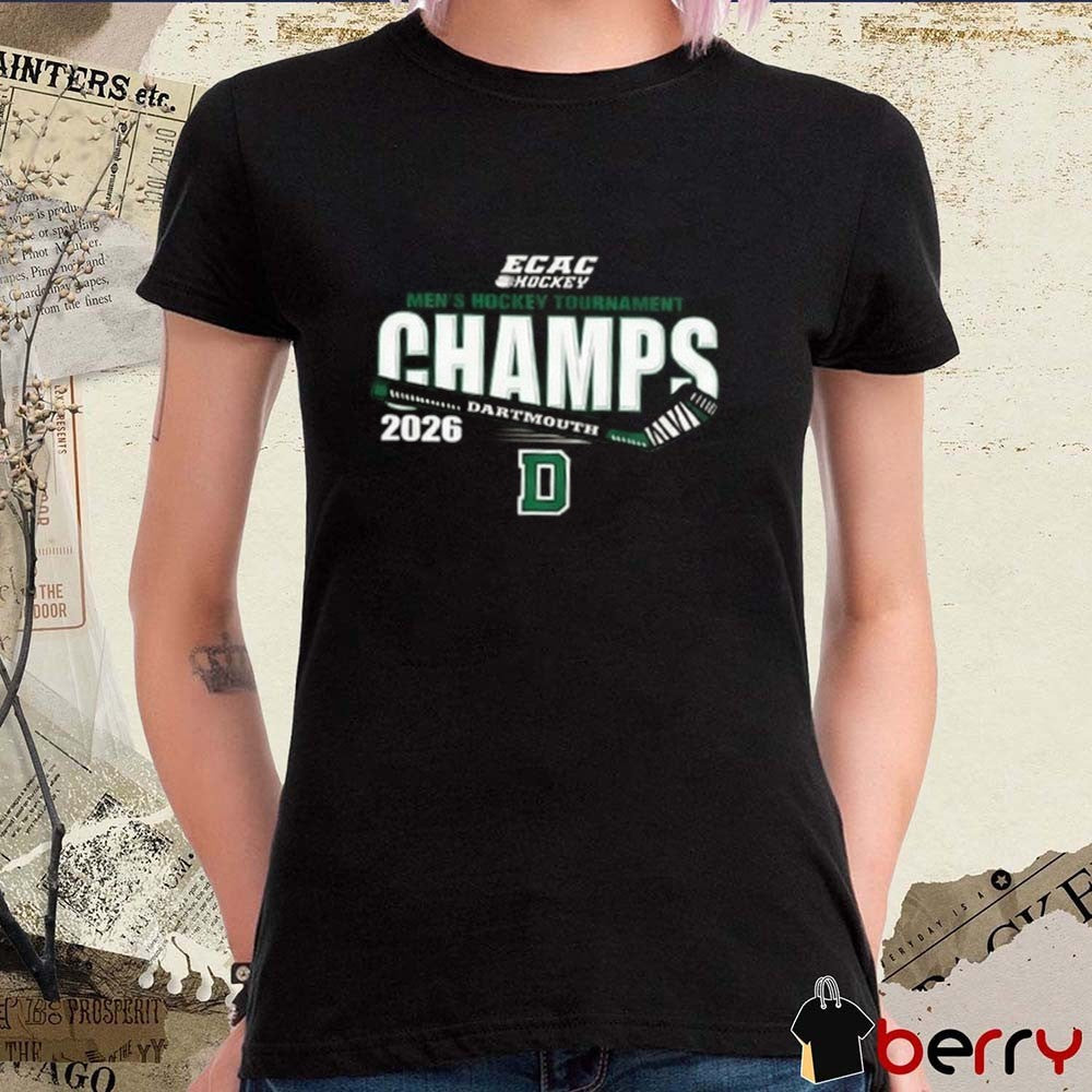 Dartmouth Big Green Hockey 2026 ECAC Men’s Hockey Tournament Champs Champs t-shirt