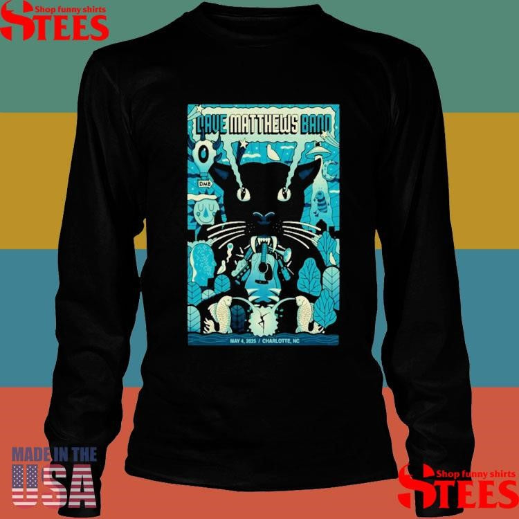 Dave Matthews Band Show May 4 2025 First Ward Park Charlotte, Nc Shirts
