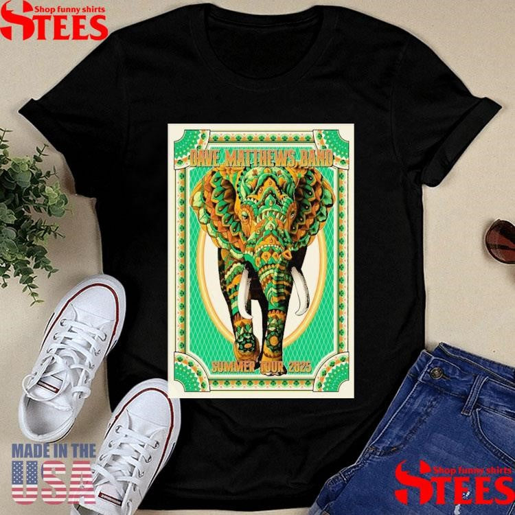 Dave Matthews Band Summer Tour 2025 Poster Art Print Shirts