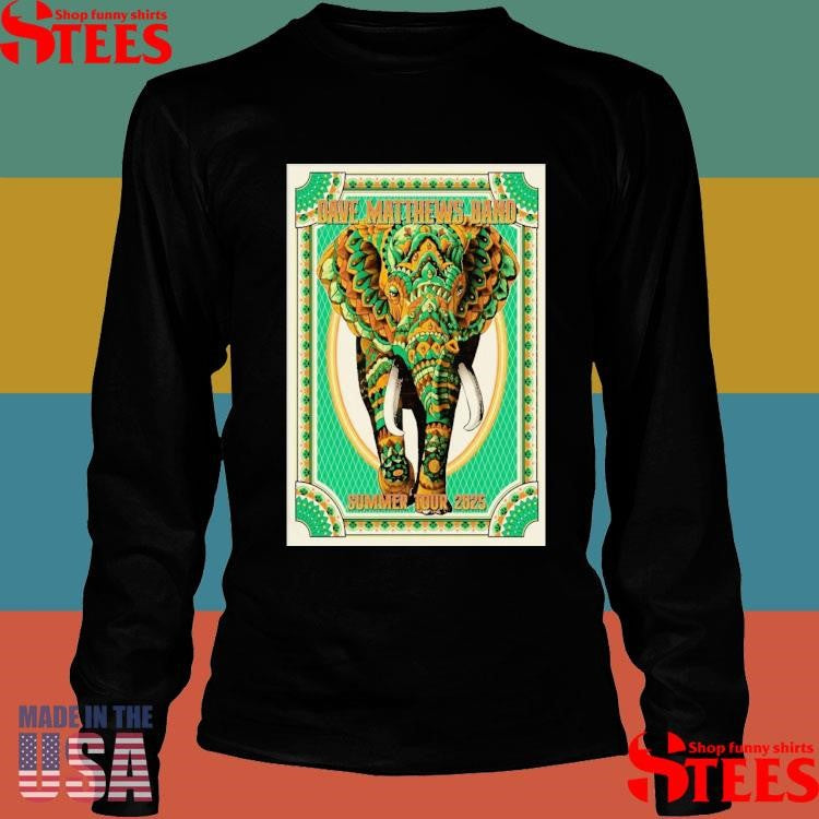 Dave Matthews Band Summer Tour 2025 Poster Art Print Shirts
