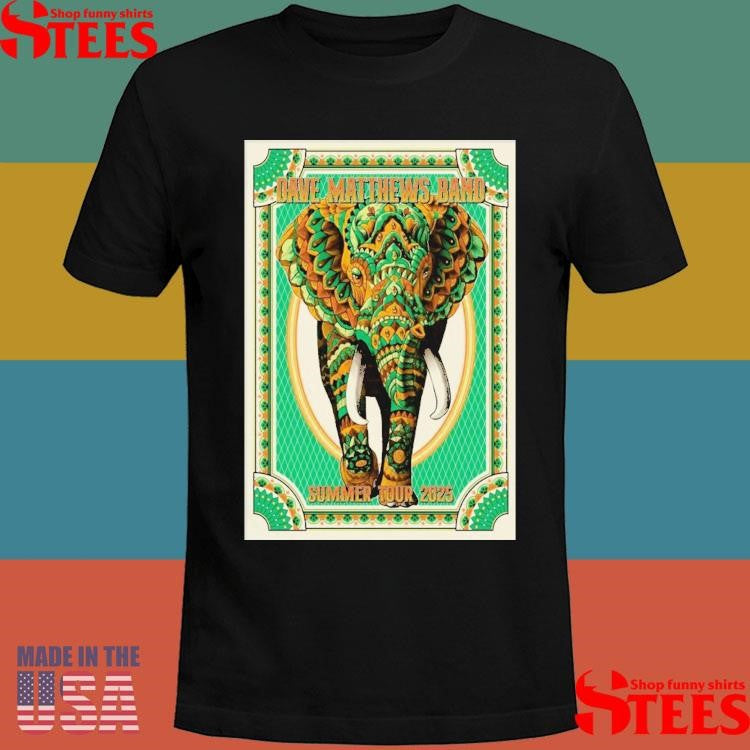 Dave Matthews Band Summer Tour 2025 Poster Art Print Shirts