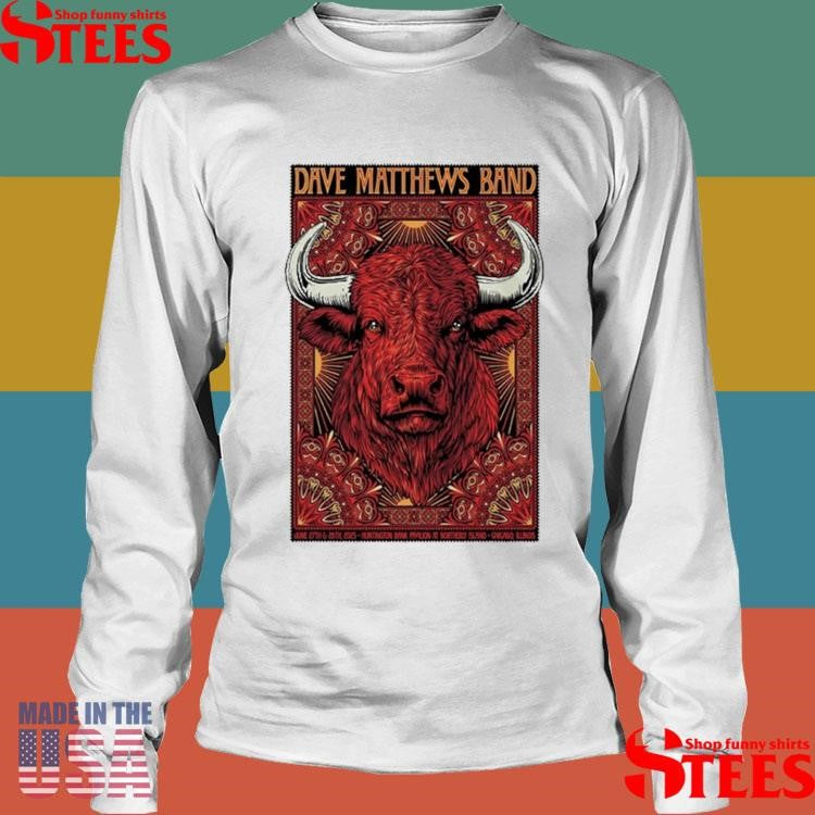 Dave Matthews Band Tour Chicago, Illinois June 27 + 28 2025 Buffalo T-shirt