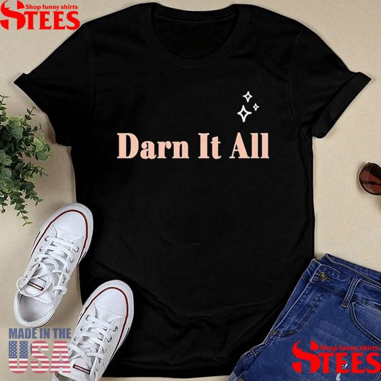 David Abed Wearing Darn It All Shirts