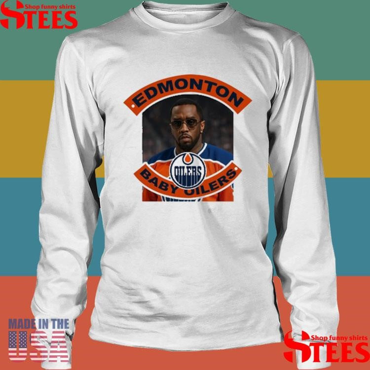 David Furones P Diddy Edmonton Baby Oilers T-shirt