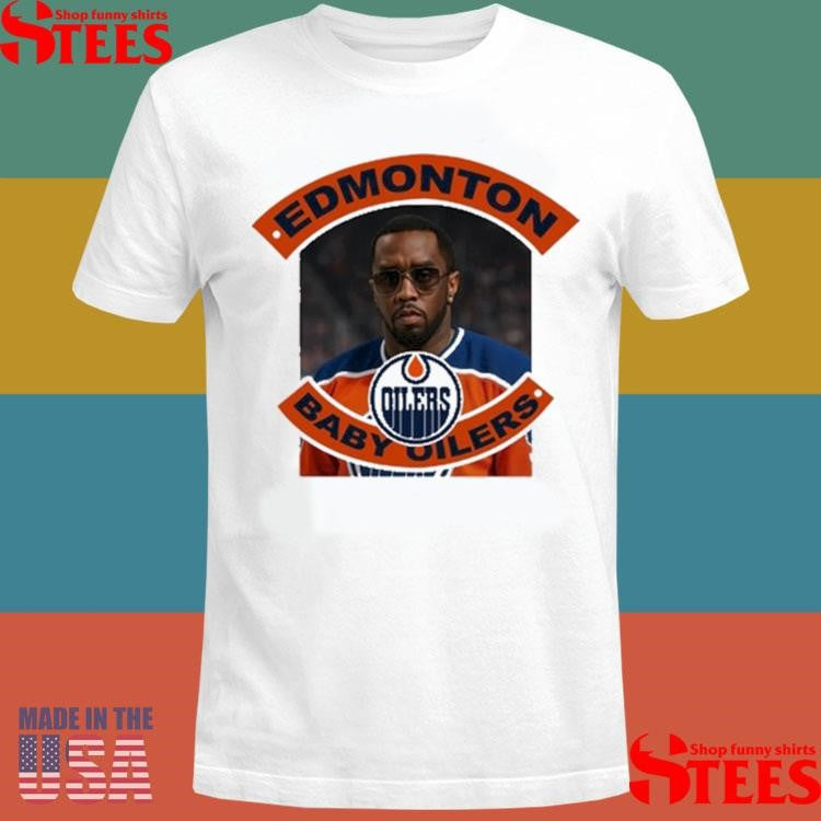 David Furones P Diddy Edmonton Baby Oilers T-shirt