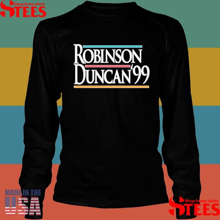 David Robinson Tim Duncan San Antonio Spurs Robinson Duncan ’99 Shirts