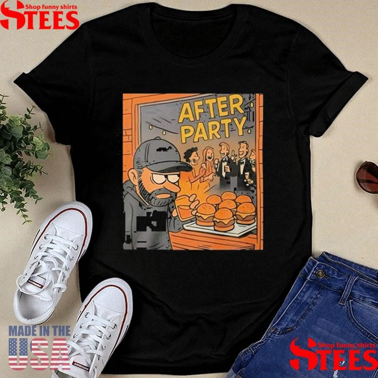 Dax Harwood Wearing After Party Burger T-shirt