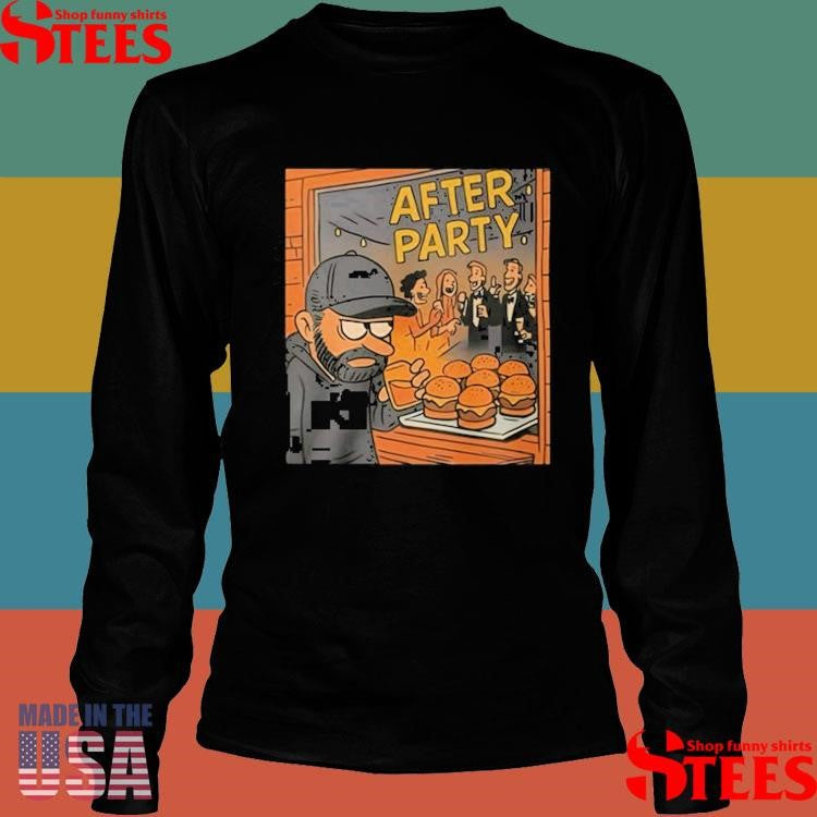 Dax Harwood Wearing After Party Burger T-shirt