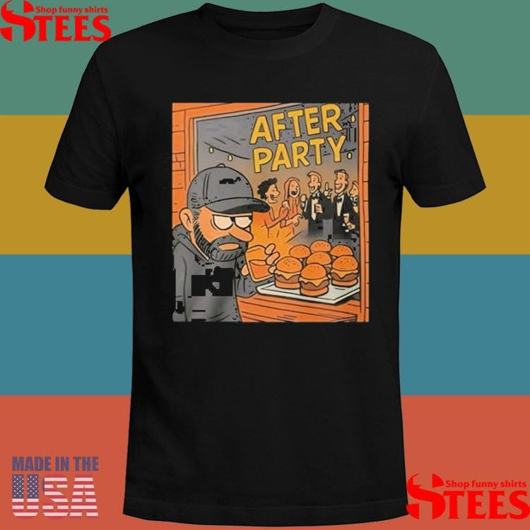 Dax Harwood Wearing After Party Burger T-shirt
