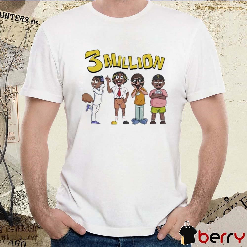 Daydrian Harding 3 Million Subscribers Painting t-shirt