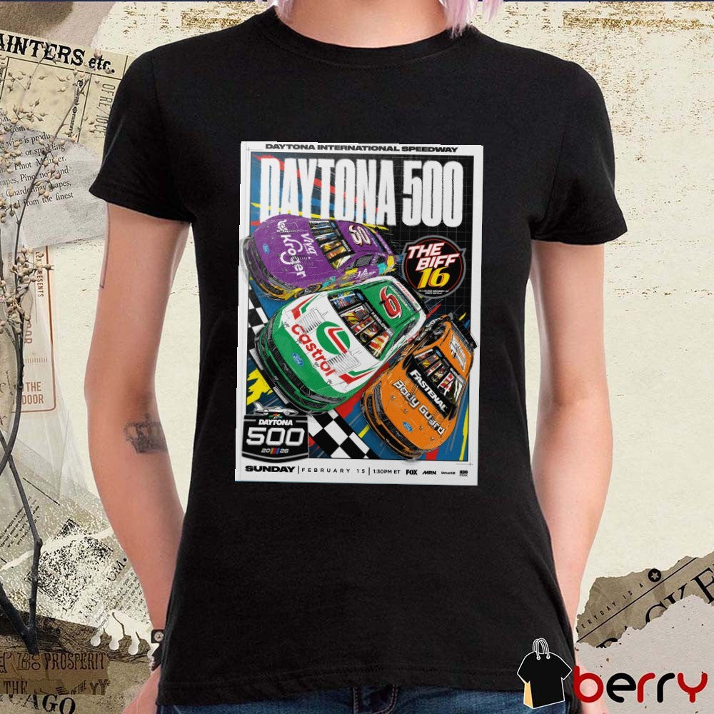 Daytona 500 International Speedway The Great American Race February 15 Poster t-shirt