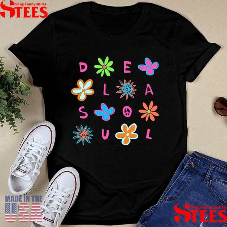De La Soul Checkered Daisy Black Toddler Shirts