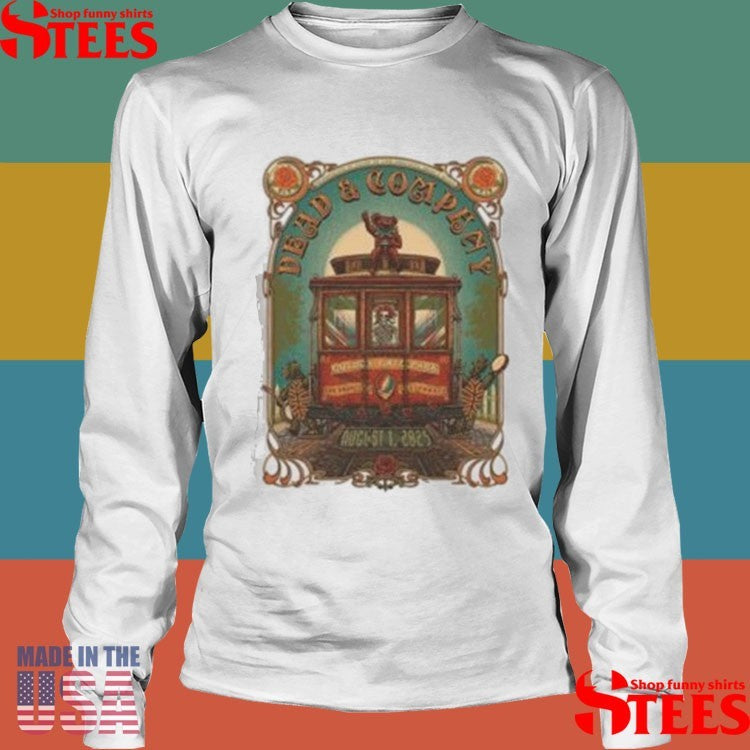 Dead And Company 2025 San Francisco Concert Poster Show At Golden Gate Park In California On August 1 2025 T-shirts