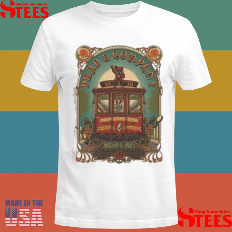 Dead And Company 2025 San Francisco Concert Poster Show At Golden Gate Park In California On August 1 2025 T-shirts