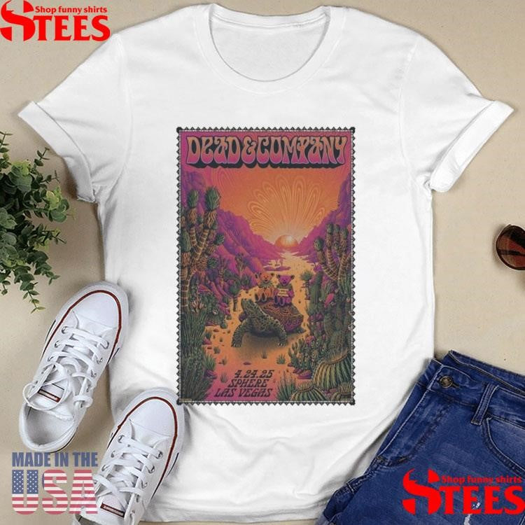 Dead & Company April 24 2025 Sphere Las Vegas, Nv Event Turtle Bear Shirts