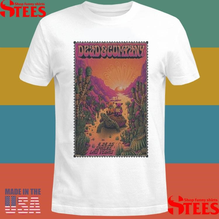 Dead & Company April 24 2025 Sphere Las Vegas, Nv Event Turtle Bear Shirts