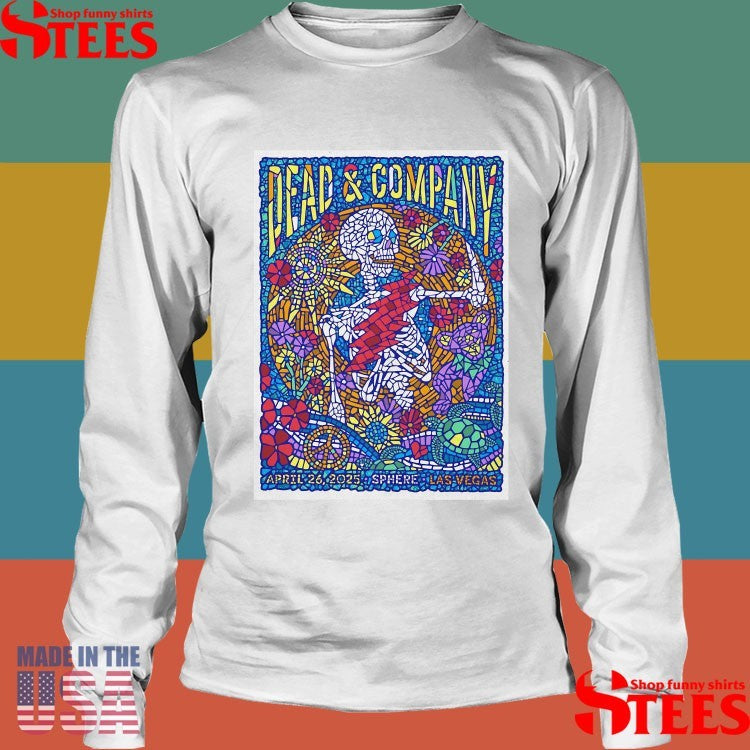 Dead & Company At Sphere In Las Vegas, Nv On April 26 2025 Tour Poster Shirts