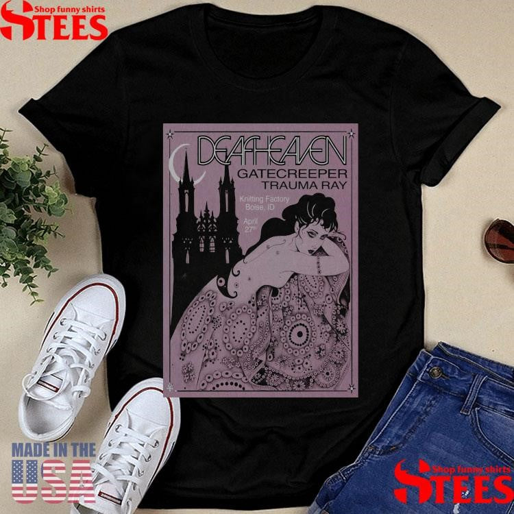 Deafheaven In Boise, Id At Knitting Factory On April 27 2025 Poster Tour Shirts