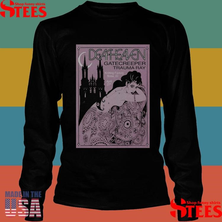 Deafheaven In Boise, Id At Knitting Factory On April 27 2025 Poster Tour Shirts