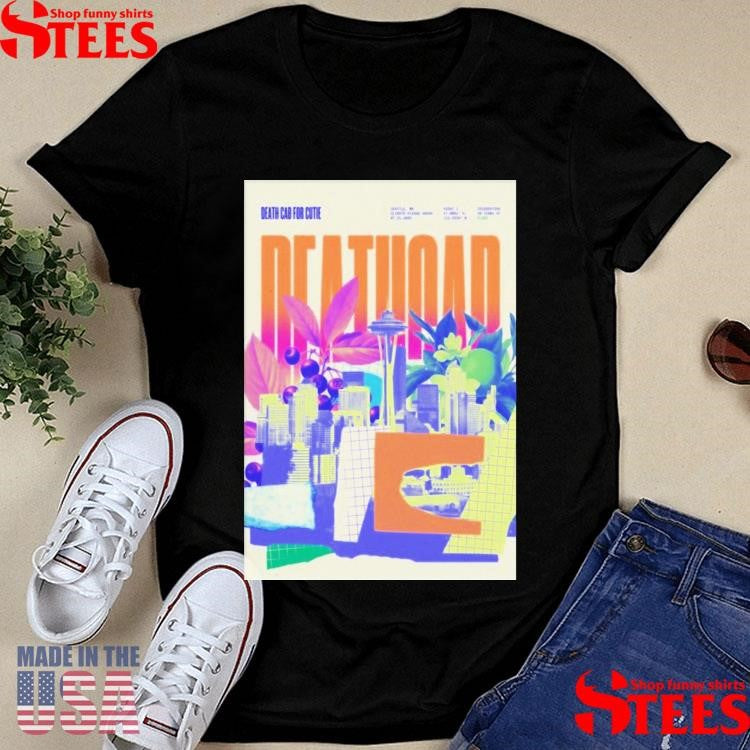 Death Cab For Cutie Climate Pledge Arena In Seattle Wa July 31 2025 T-shirts
