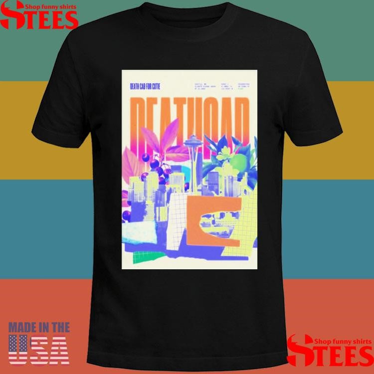 Death Cab For Cutie Climate Pledge Arena In Seattle Wa July 31 2025 T-shirts