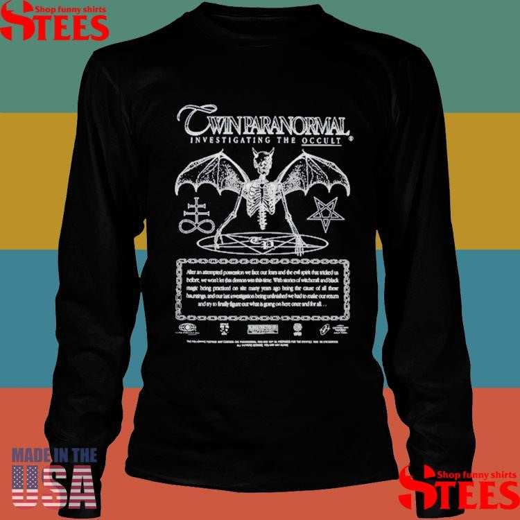 Demonic Evidence Twin Paranormal T-shirt